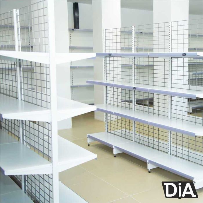 Металлический стеллаж сборный, торговые стеллажи, железная мебель asts