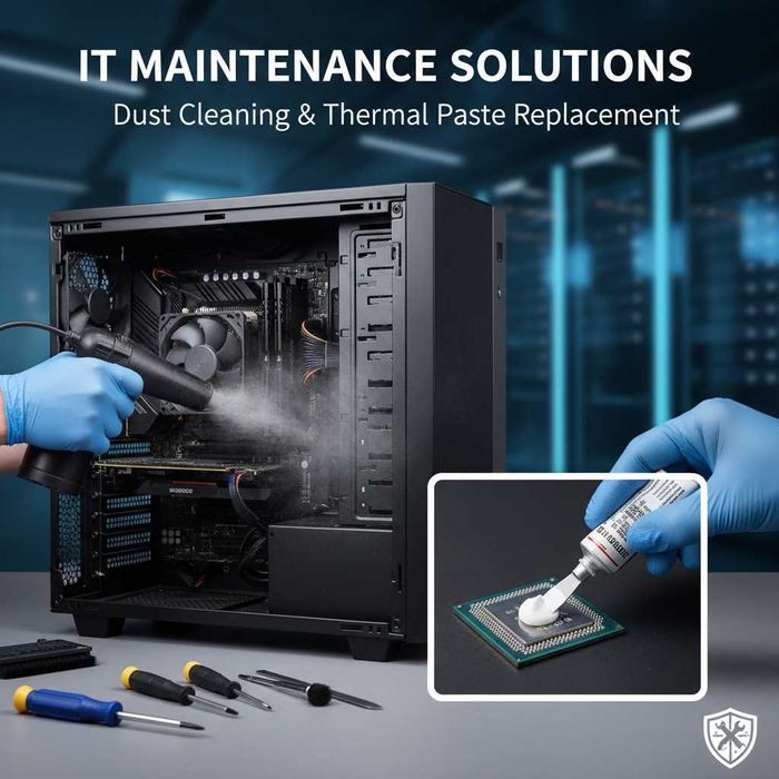 Servicii curatare si igienizare echipamente IT