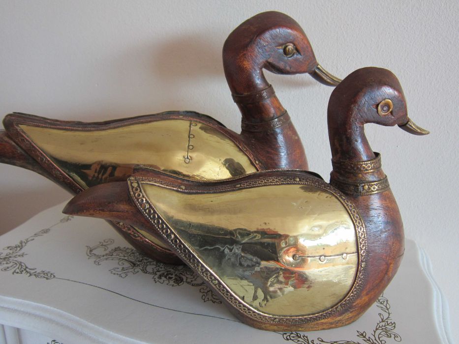 cadou rar pereche Lebede Franta1960