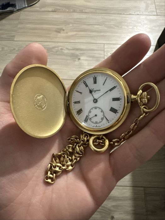 Ceas de buzunar longines 18K