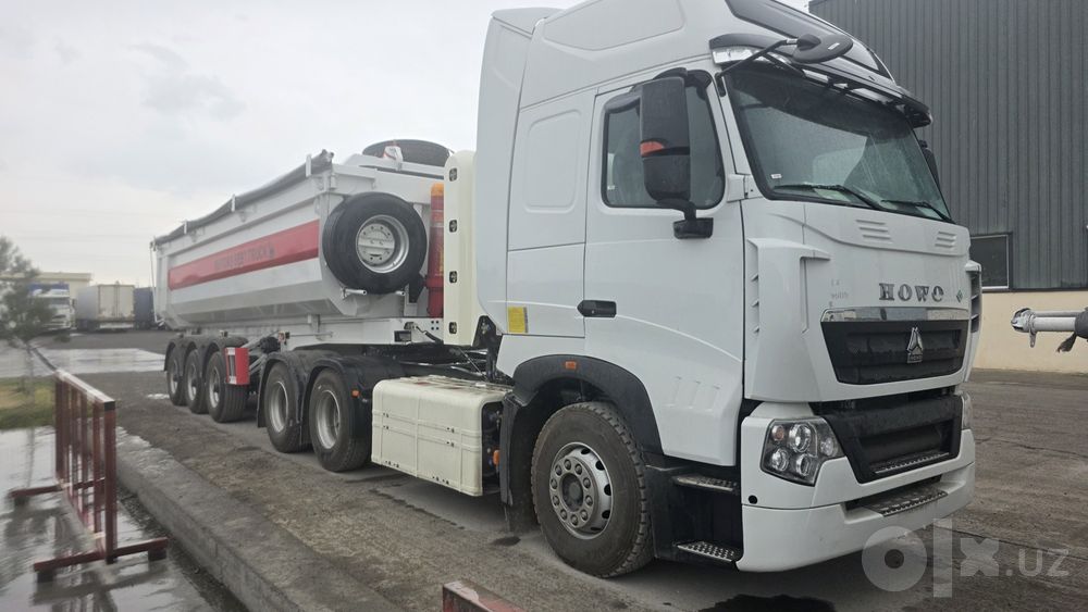 Акция Ассалому алайкум хурматли мижозлар Бизда HOWO T7 6×4 тайёр сотув