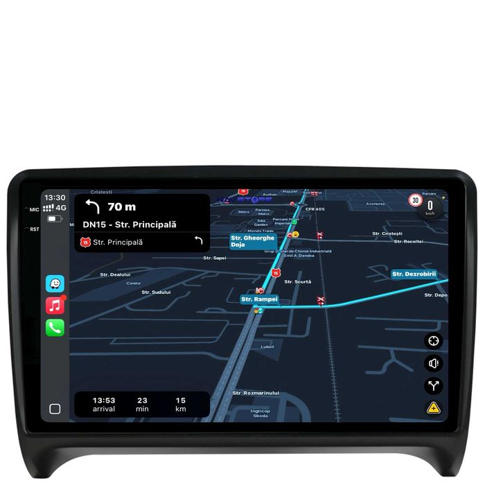 Navigatie Dedicata Audi TT (2006 - 2012) 9 Inch, Bluetooth, Carplay