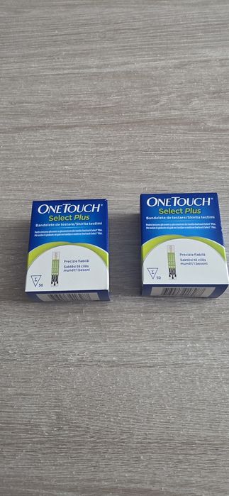 Teste glicemie OneTouch Select Plus - 50 bucăți - Noi, Sigilate