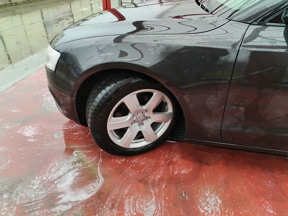 Jante Audi 5x112 R17 + Anvelope Iarnă Goodyear Ultragrip 225 55 R17