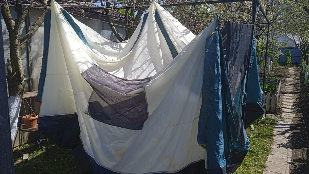 Cort 6-8 persoane, H interior 1.90 m, camping munte/mare, Germania