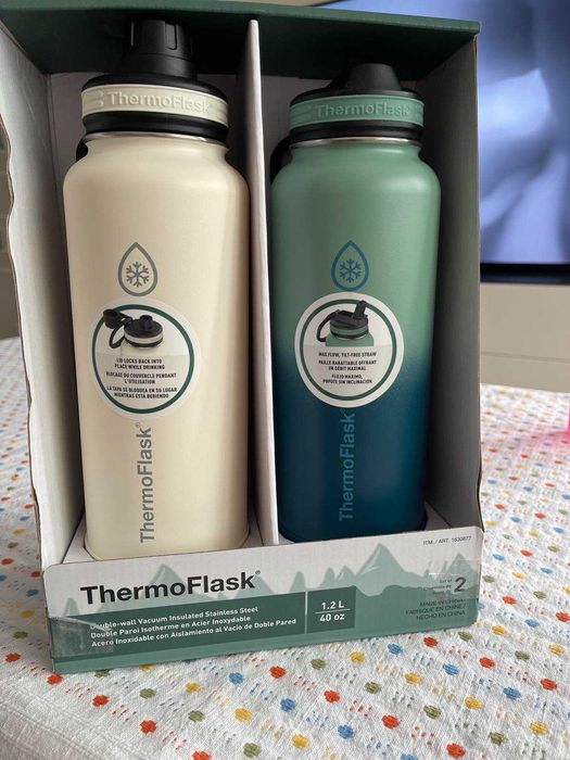 Комплект термо бутилки от неръждаема стомана - ThermoFlask