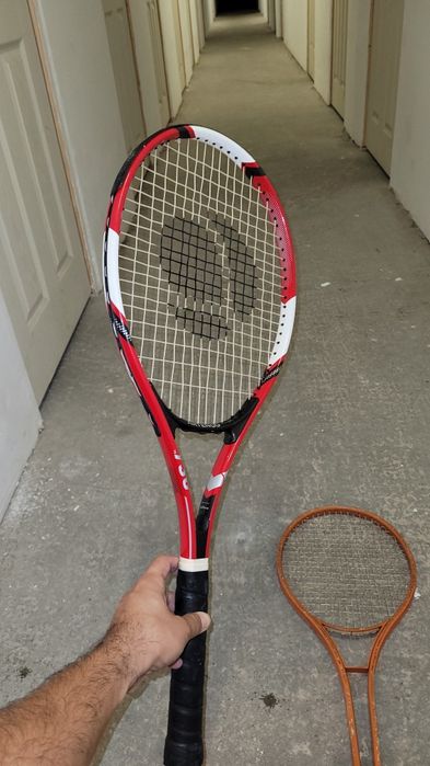 Racheta tenis adulti cu mingi plus BONUS racheta vintage