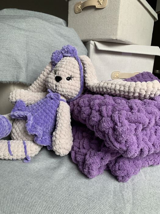 Set nou-născuti paturica si jucarie