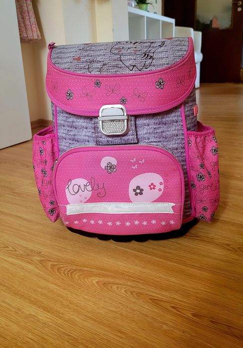 Ученическа раница HAMA, Lovely cat с ергономичен гръб