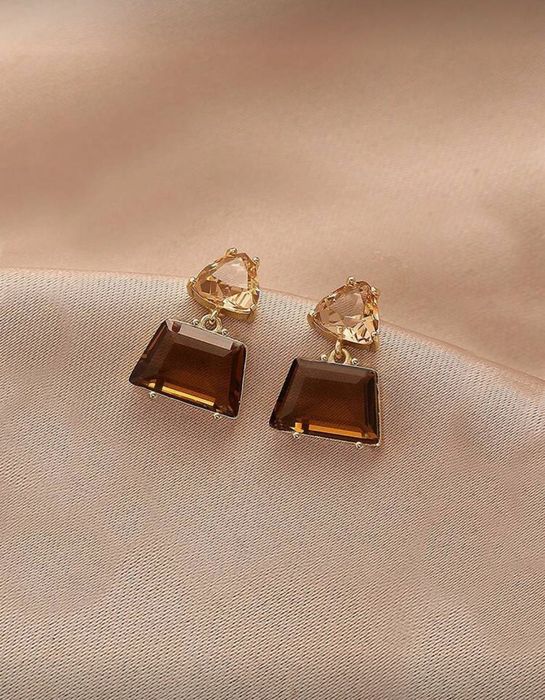 Дамски обеци с кристали