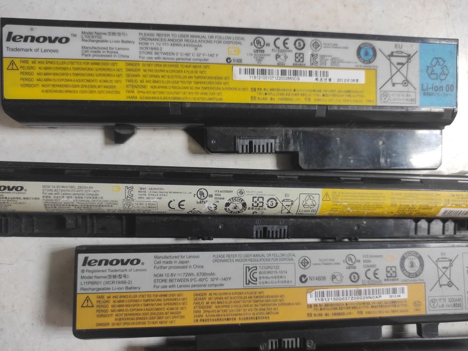 Аккумулятор для ноутбуков НР леново асер самсунг