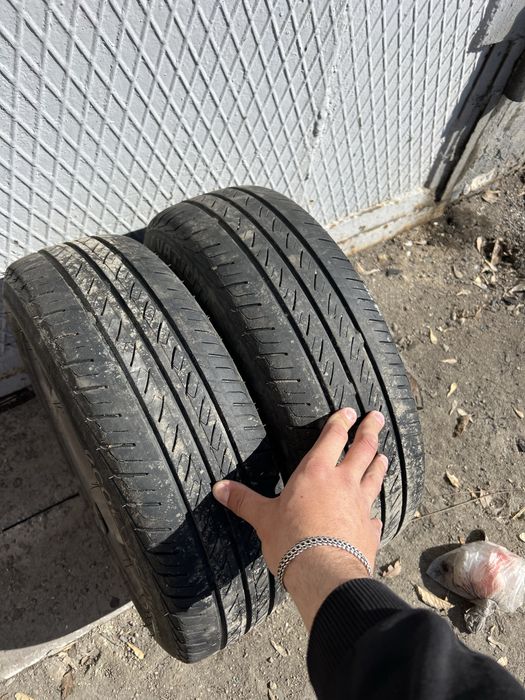 Продам два летних баллона с дисками