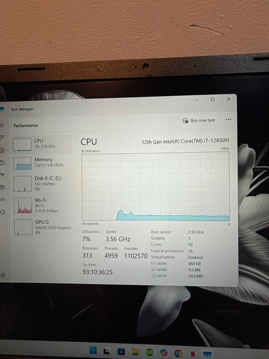 Laptop Acer / I7 Gen. 12 / 16 GB RAM DDR4 / GARANTIE * Krom Amanet Margeanului *