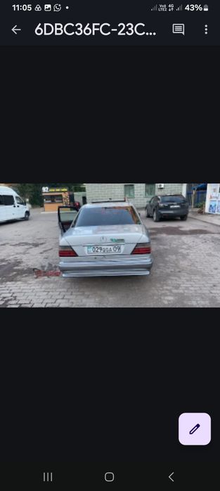 Бампер на мерседес w124 амг