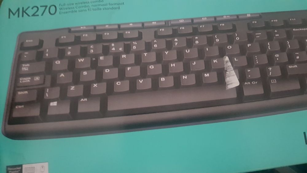 Set tastatură US + mouse wireless Logitech MK270  MK270 cutia sigilata