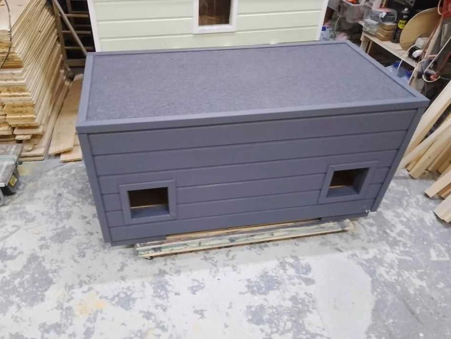 Будка утепленная для кошек