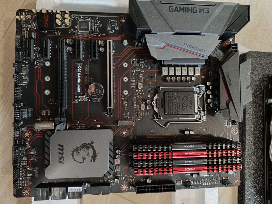 MSI H270 GAMING 3 +MSI 1060 3 GB+i5 6500 3.2 GHZ+RAM 32 GB