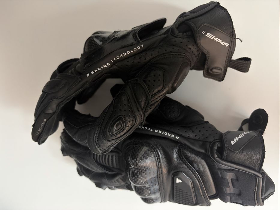 Manusi moto Shima XRS 3 piele/carbon L