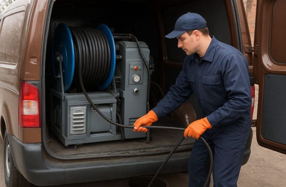 Аппарат услуги сантехника засор прочистка промывка труб канализации