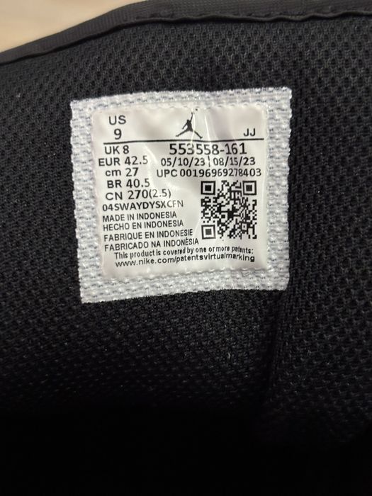 Nike air jordan 1  оригинал