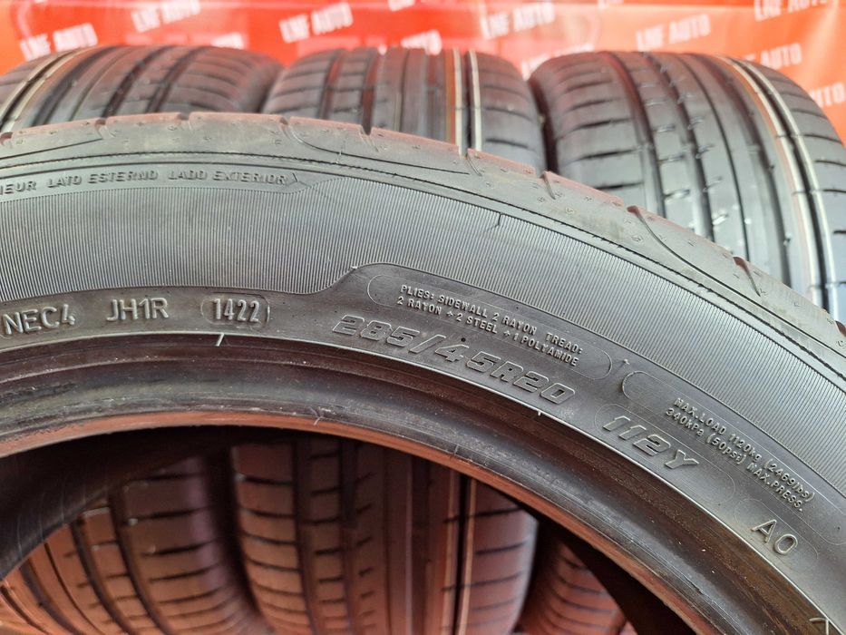 4 ANVELOPE DE VARA - 285/45/20 - GoodYEAR SUV NOU - Oem AUDI Q7 / VW TOUAREG - Dot 2022