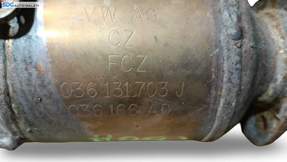Galerie Evacuare Catalizator Seat Altea 5P 1.4 Benzina CGGB 2004 - 2015 Cod 036131703J, 036166AD [MX0219]