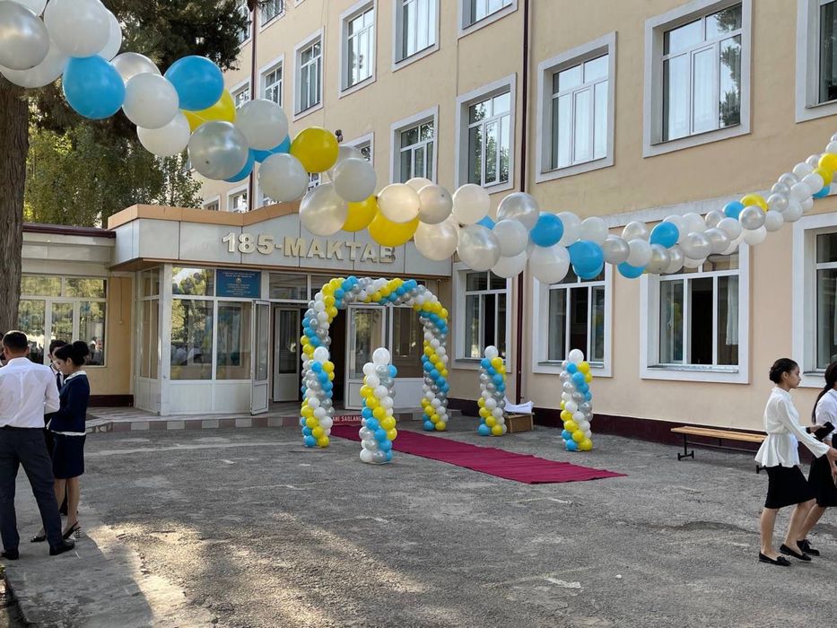 25-may, bitiruv, выпускной, оформления шарами, shar ofarmleniyasi