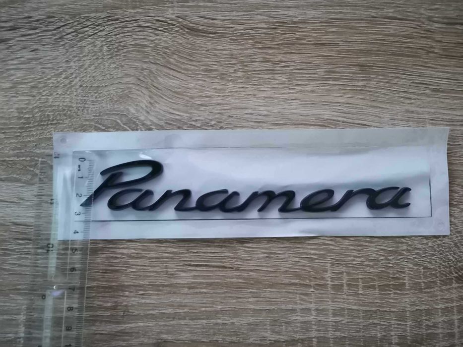 Порше Porsche Panamera черен надпис емблема