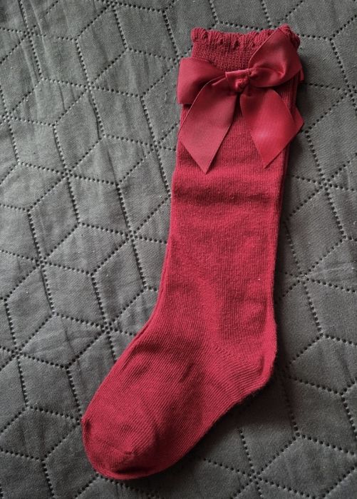 Sosete cu fundita fetite diferite culori