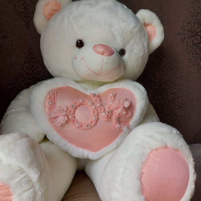 Белый мишка.      Платье