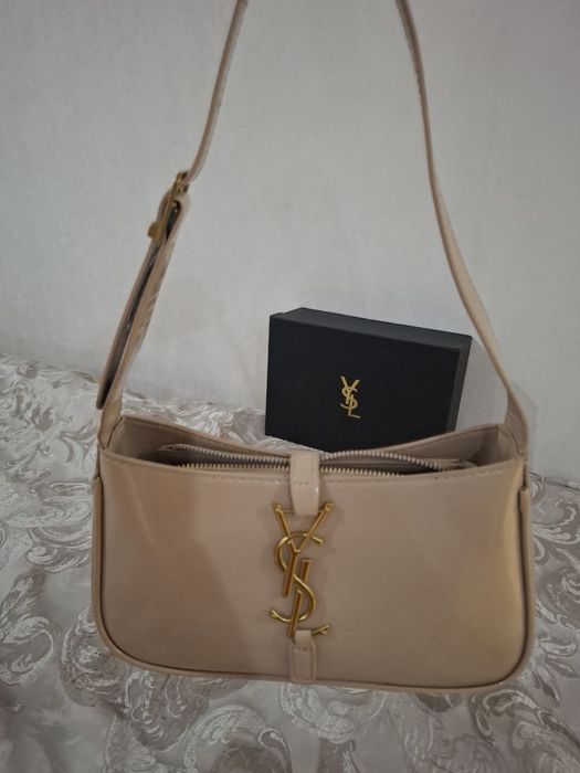 Сумка новая YSL бежевая