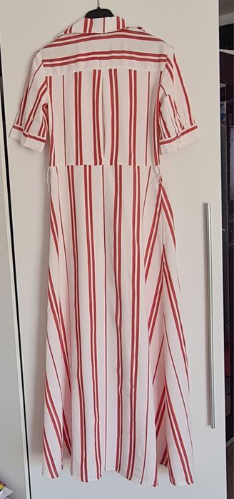 Rochie lunga eleganta de bumbac