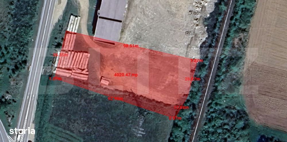 Teren Intravilan DN - Zona Teraplast - Front 36 m - Toate utilitatile
