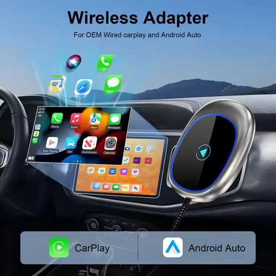 K509 Android Auto 2 в 1 безжичен Carplay конвертор  Безжичен Carplay