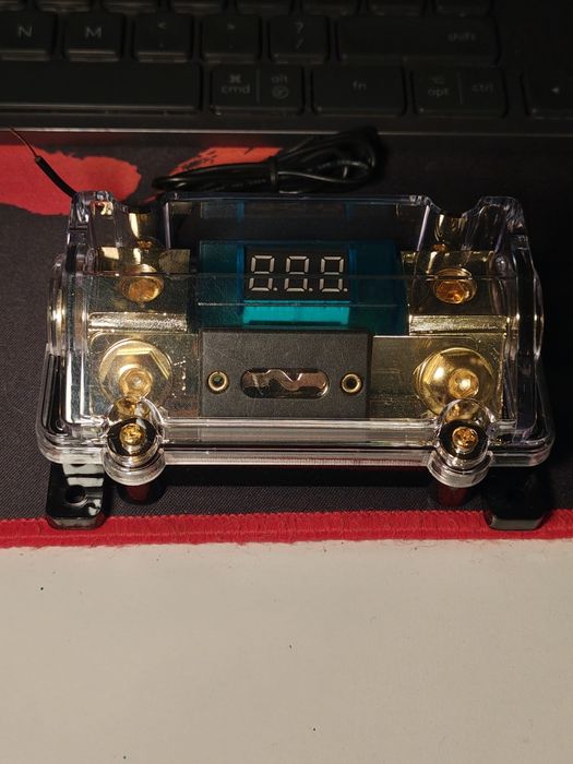 Siguranta ANL 100A voltmetru car audio statie amplificator amplificare