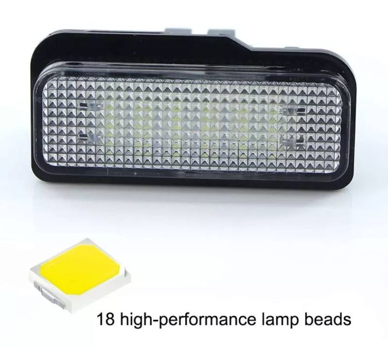 Set 2 lampi LED numar dedicate Mercedes W203/W211/W219/R171 C / E Clas