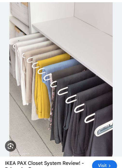 Umeras organizator de pantaloni culisant Ikea