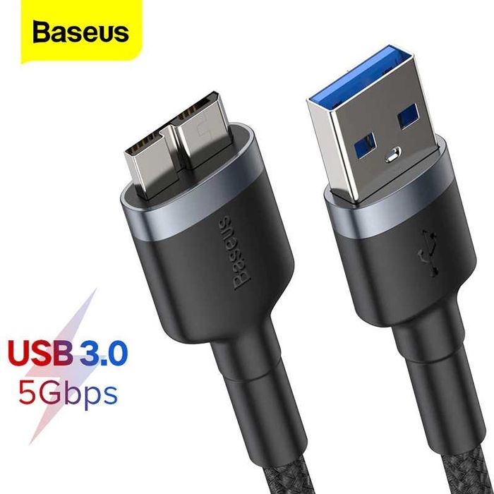 Baseus Cafule Cable USB3.0 Male TO USB3.0 TO Micro-B TO USB3.0 Female
