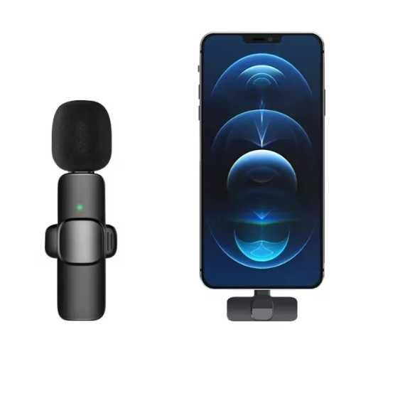 Безжичен микрофон  K11  с USB-C и Lightning порт за TikTok