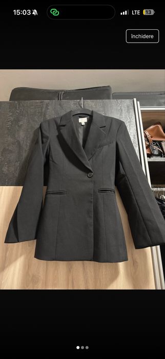 Sacou cambrat in talie
