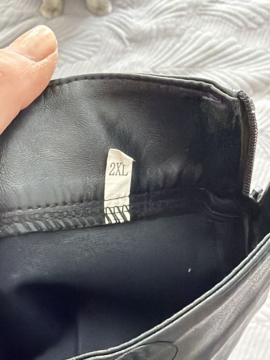 Кожаная юбка новая