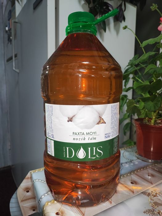 Пахта ёги, Paxta yog'i,  Хлопковое масло. Пахта мойи, Paxta moyi.