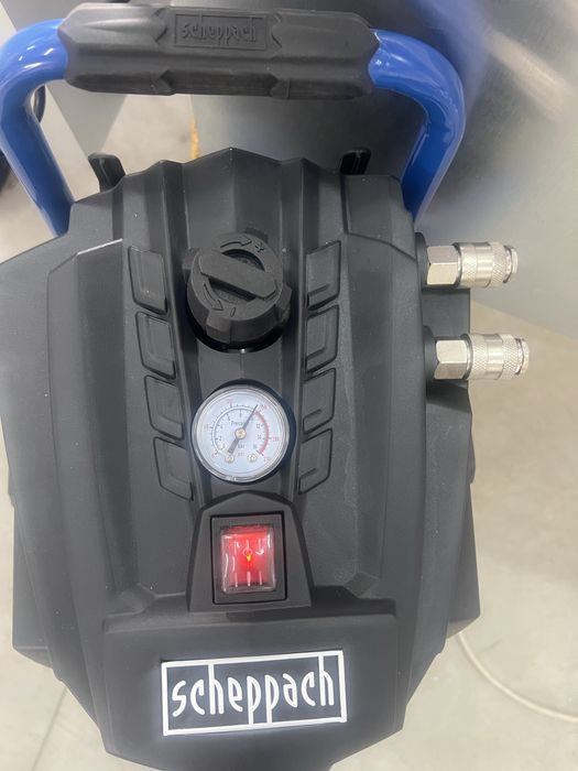 Компресор за въздух безмаслен 10 бара 24л -чисто нов Scheppach HC24V