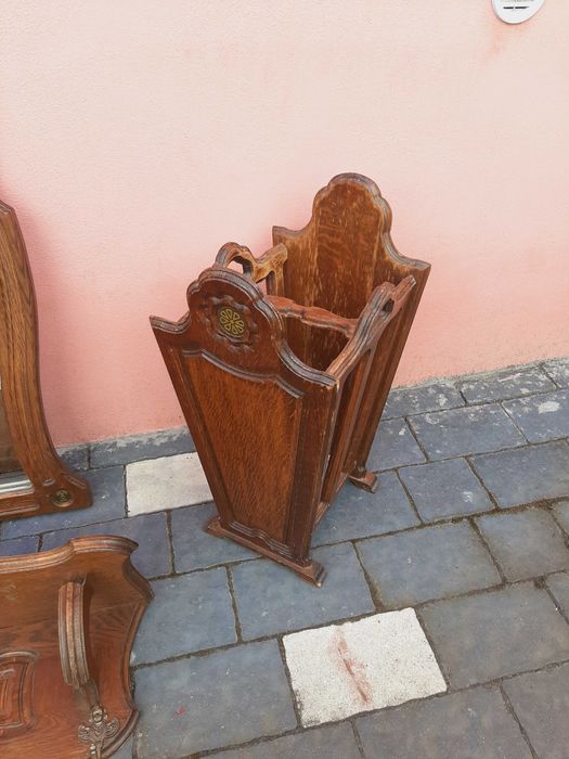 set lemn , lampadar , oglinda,cuier , suport