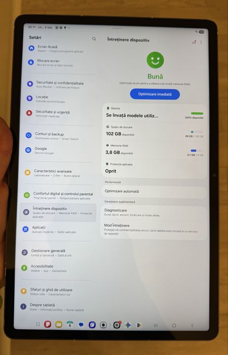Samsung Galaxy Tab s10 FE+ plus X620 wifi 8GB RAM 128GB ROM originala