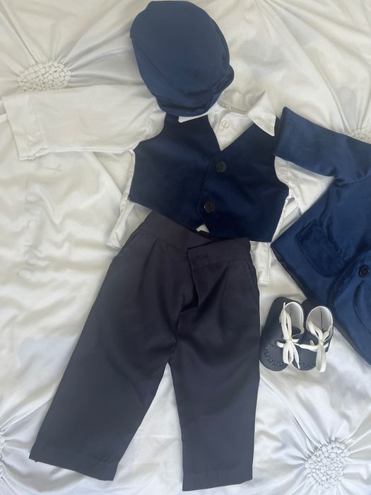Costum bebeluș potrivit 1-4 luni din 3 piese