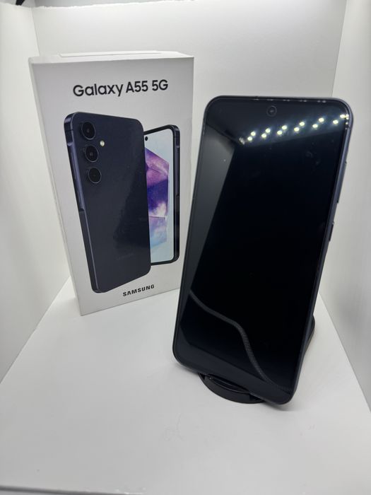 Samsung Galaxy A55 5G 256GB ca NOU Full Box + Huse + Folii
