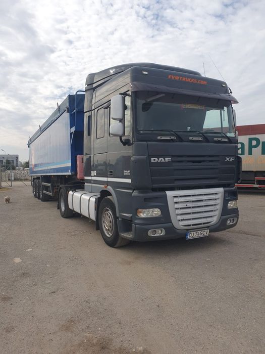 Vand ansamblu cereale Daf si semiremorca Stas