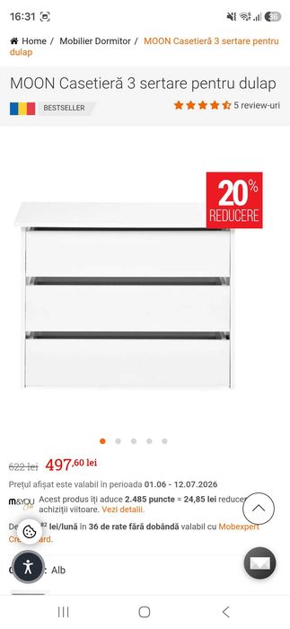 mobilier dormitor