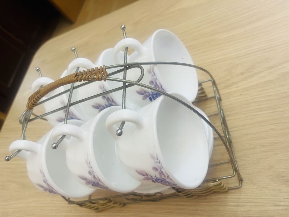 Set cesti si farfuri cafea, ceai.